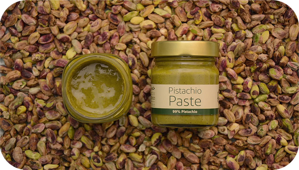 Pistachio paste and its industrial applications